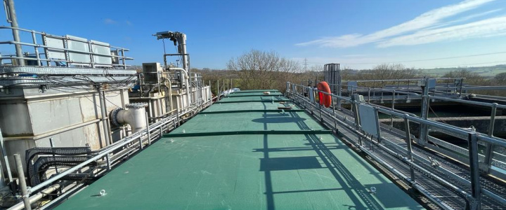 Hazards Green – GRP roof installation